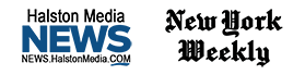 Halston media news logo and new york weekly